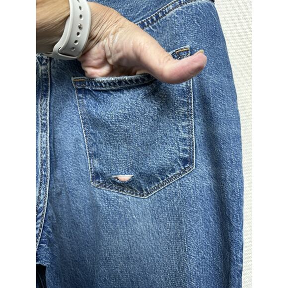 J.Crew Jeans Womens 27T High Rise Straight Blue Premium Edition Pockets NWT - Picture 15 of 16